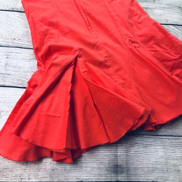 Flapadoodles Dress Girls sz6 orange floral - Picture 4 of 7